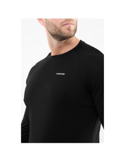 Longsleeve męski viking andali man merino czarny