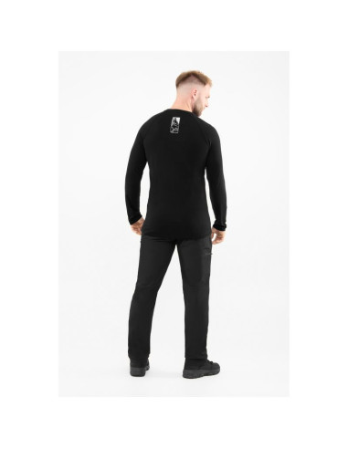 Longsleeve męski viking andali man merino czarny