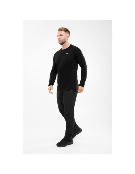 Longsleeve męski viking andali man merino czarny
