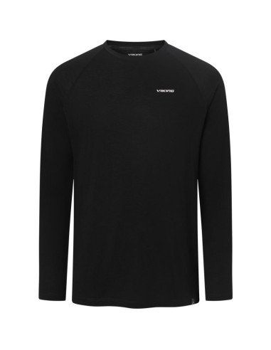 Longsleeve męski viking andali man merino czarny