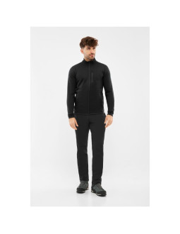 Bluza męska viking admont full zip man rozpinana czarna