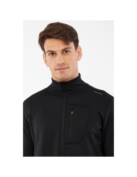 Bluza męska viking admont full zip man rozpinana czarna