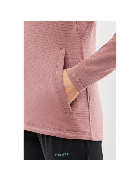 Bluza damska viking admont full zip lady rozpinana jasno różowa