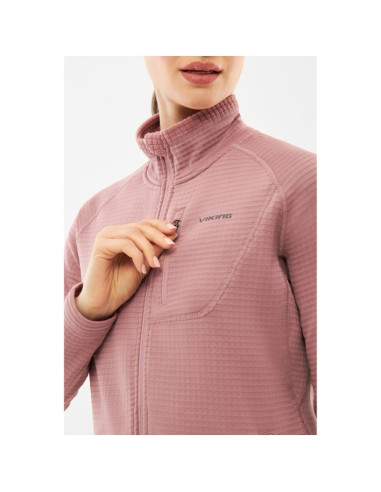 Bluza damska viking admont full zip lady rozpinana jasno różowa