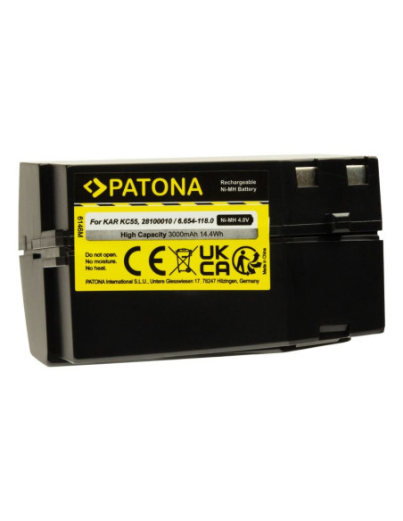 Patona akumulator karcher kc55, 28100010, 6.654-118.0, 3000mah, 4.8v, ni-mh