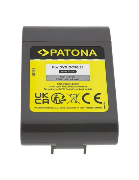 Patona akumulator dyson dc30, dc31, 2000mah, 22.2v li-ion