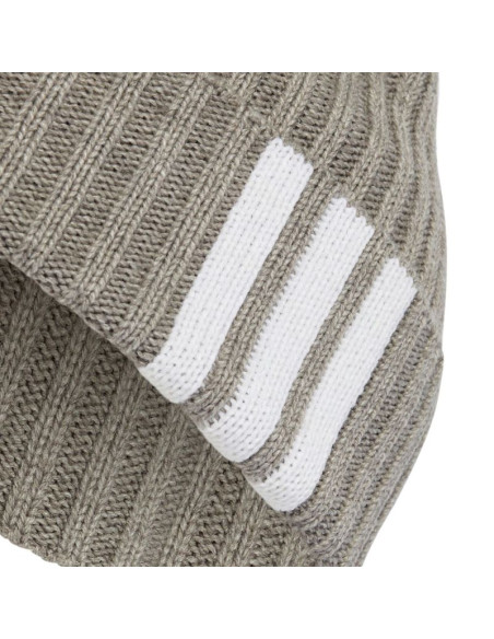 Czapka adidas 3 stripes beanie szara kg7764