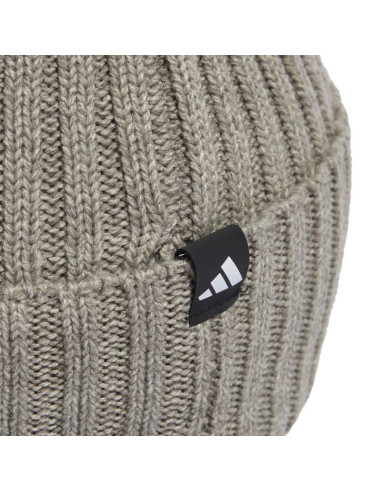 Czapka adidas 3 stripes beanie szara kg7764