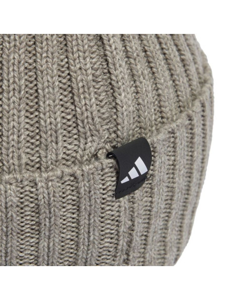 Czapka adidas 3 stripes beanie szara kg7764