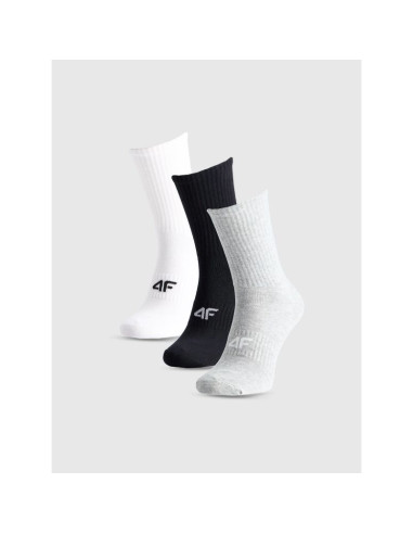Skarpety casual za kostkę damskie (zestaw 3 szt.) 4f 4fwmm00usocf474-90s
