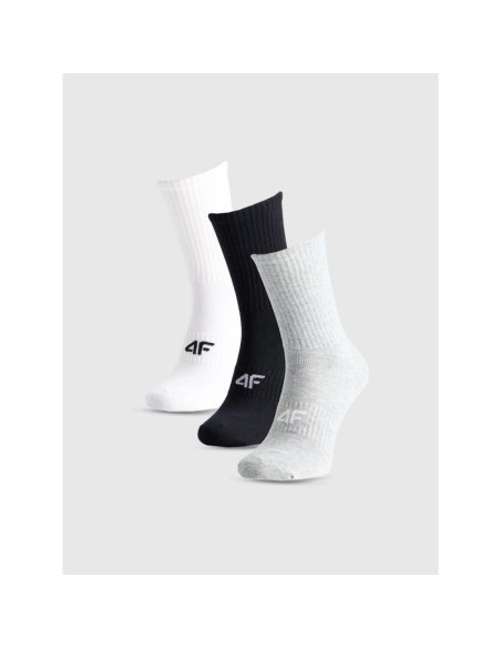 Skarpety casual za kostkę damskie (zestaw 3 szt.) 4f 4fwmm00usocf474-90s