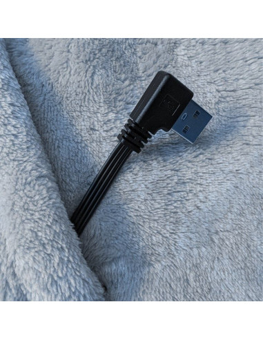 Glovii ogrzewane, ultra miękkie ponczo ze złączem usb, współpracuje z dowolnym powerbankiem 2a gu1g