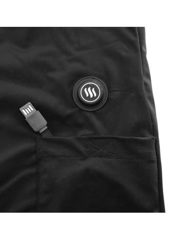 Glovii ogrzewana, uniwersalna, dopasowana kamizelka z elastycznego materiału, zasilana przez dowolny powerbank rozmiar m gv2m