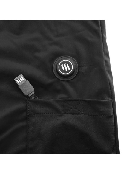 Glovii ogrzewana, uniwersalna, dopasowana kamizelka z elastycznego materiału, zasilana przez dowolny powerbank rozmiar m gv2m