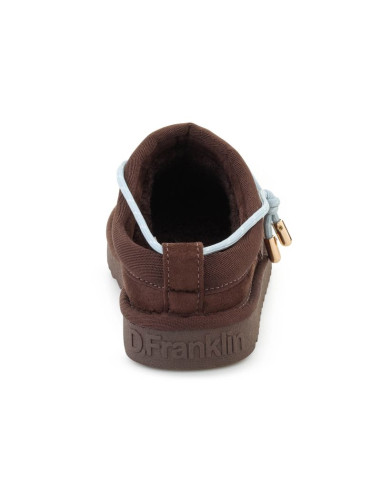D.franklin nordic lite clog tan 426017-choc
