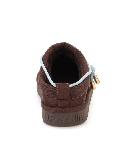 D.franklin nordic lite clog tan 426017-choc