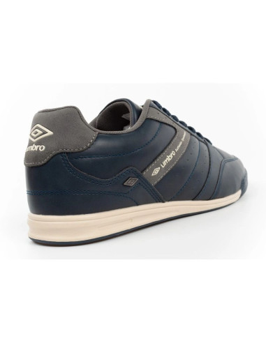 Umbro buty męskie sportowe uriel sneakersy granatowe wygodne z szarymi detalami