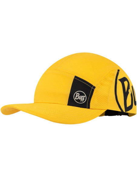 Czapka z daszkiem buff 5 panel go cap logo yellow s/m