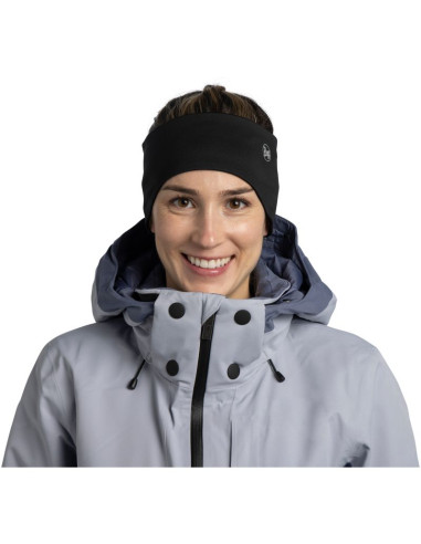 Opaska buff windproof headband solid p black s/m