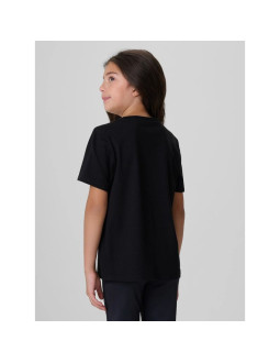 T-shirt regular z nadrukiem dziewczęcy 4f 4fjkaw26ttshf4429-20s 2