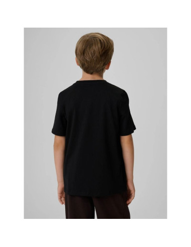 T-shirt regular z nadrukiem chłopięcy 4f 4fjkaw26ttshm4456-20s