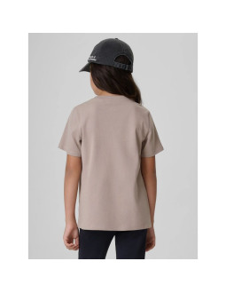 T-shirt regular z nadrukiem dziewczęcy 4f 4fjkaw26ttshf4424-83s 2