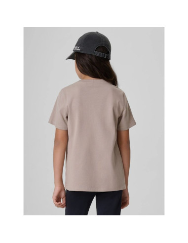 T-shirt regular z nadrukiem dziewczęcy 4f 4fjkaw26ttshf4424-83s