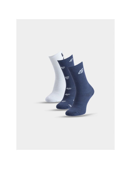 Skarpetki casual za kostkę (3-pack) chłopięce 4f 4fjwaw25usocm391-90a