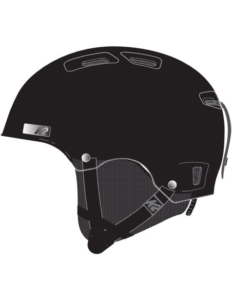 Kask męski k2 verdict black