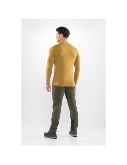 Longsleeve męski viking escalante man bamboo jasno brązowy