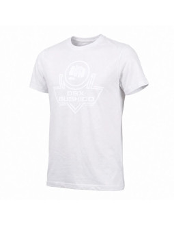 T-shirt męski koszulka biała bawełniana dbx bushido