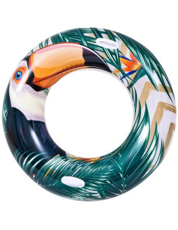 Kółko do pływania tropik 115cm 37598 zielony 2