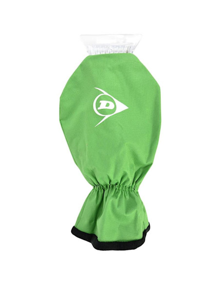 Skrobaczka do lodu z rękawicą dunlop zielony
