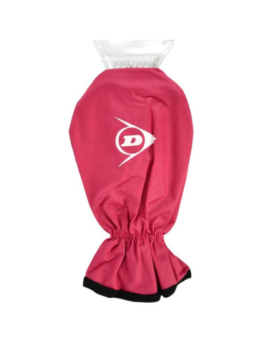 Skrobaczka do lodu z rękawicą dunlop czerwony