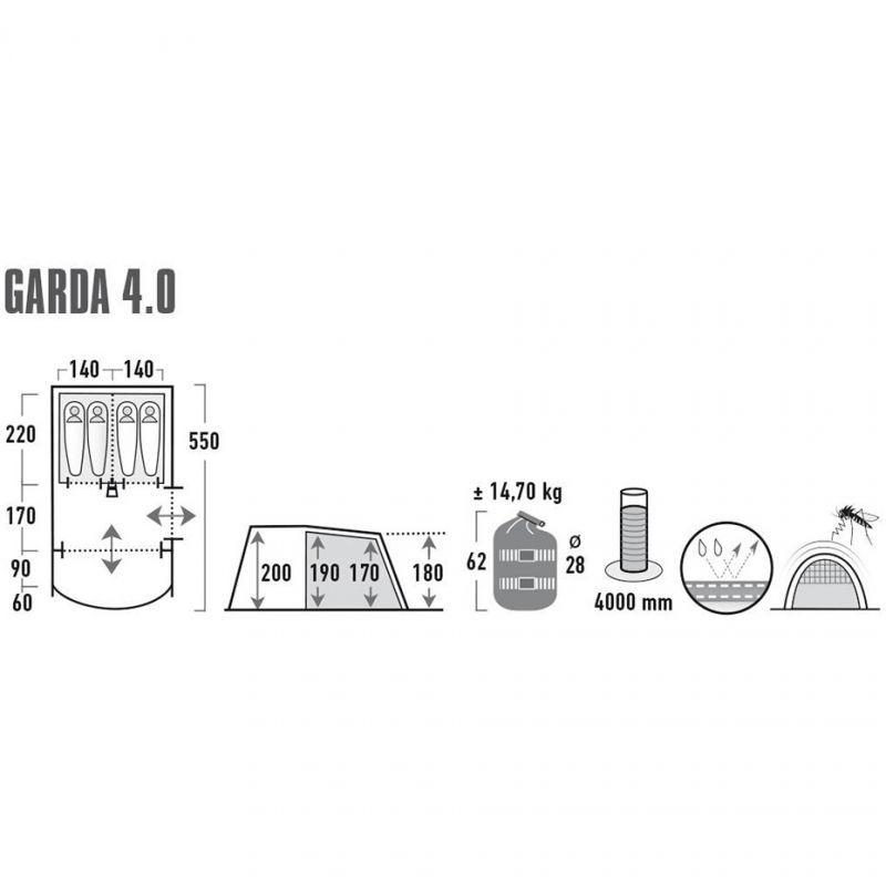 Namiot high peak garda 4.0 11821