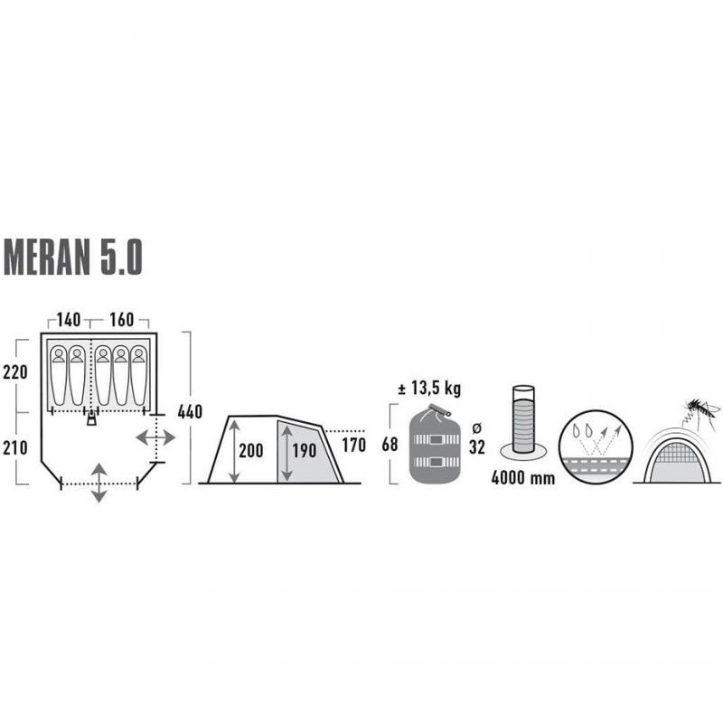 Namiot high peak meran 5 11808