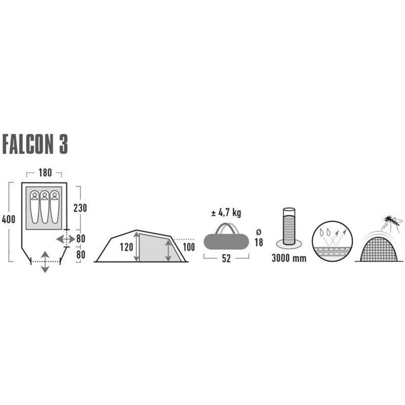 Namiot high peak falcon 3