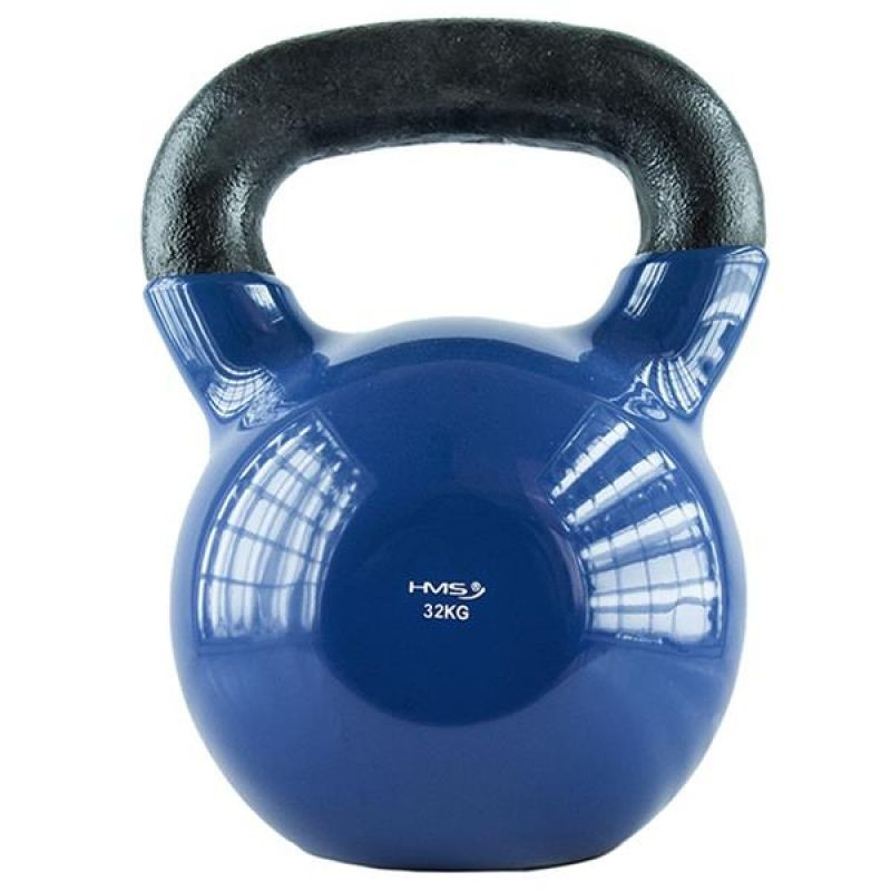 Kettlebell żeliwny pokryty winylem hms knv32