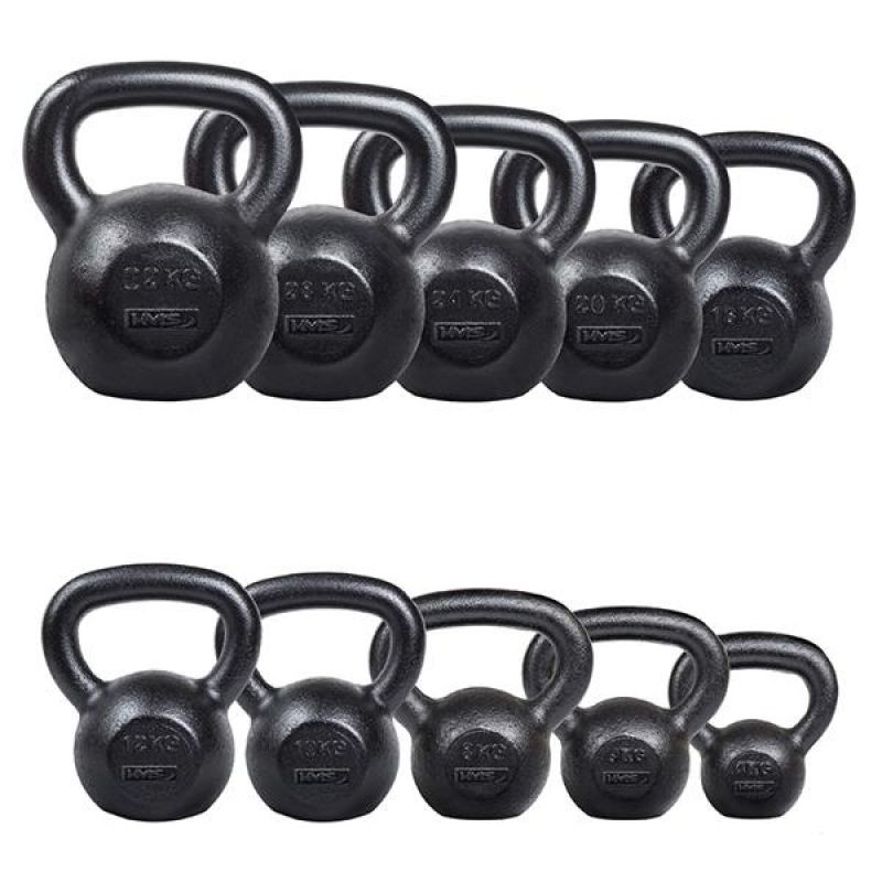 Kettlebell żeliwny hms kzg