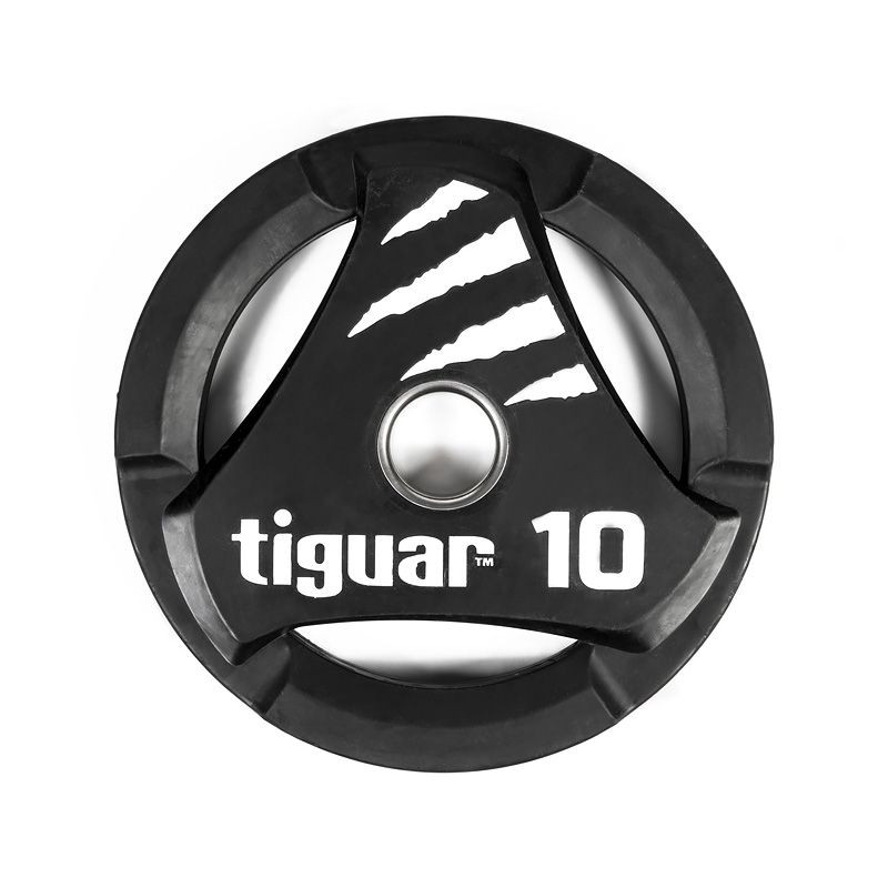 Talerz olimpijski tiguar pu 10 kg ti