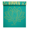 Mata do jogi dwustronna gaiam turquoise lotus 6 mm 62344