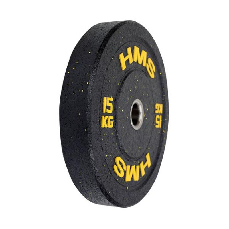 Talerz olimpijski hms yellow bumper 15 kg htbr15