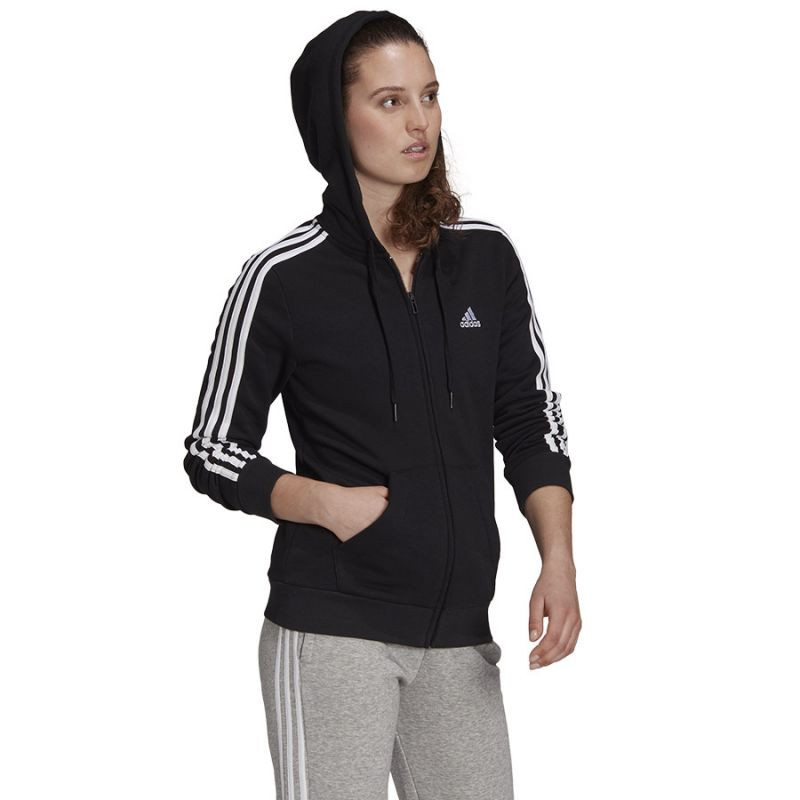 Bluza adidas 3 stripes fl full-zip hoodie w