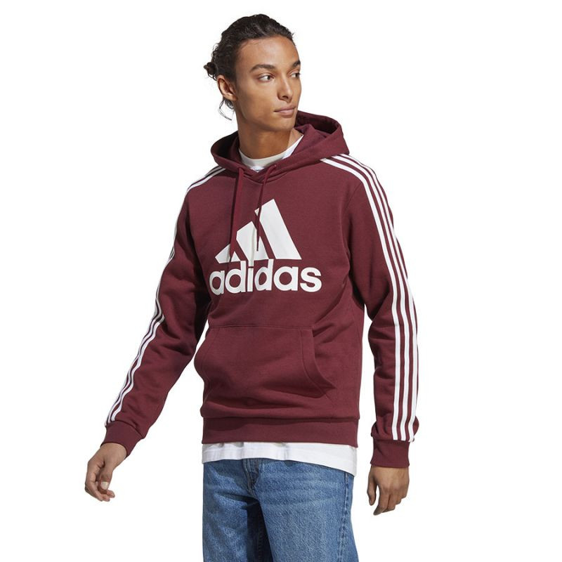 Bluza adidas big logo 3 stripes fl hoody m