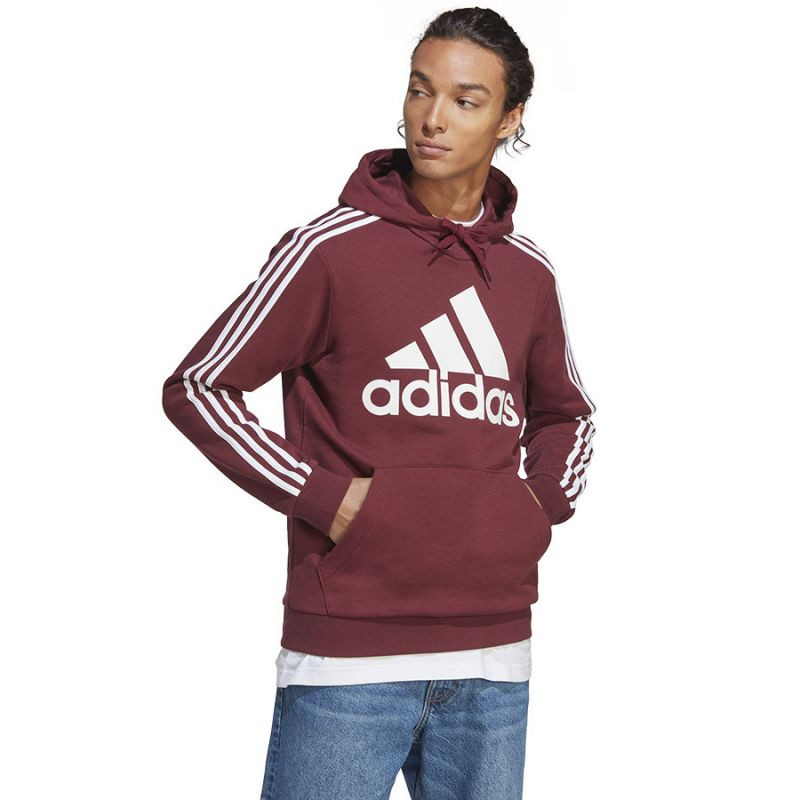 Bluza adidas big logo 3 stripes fl hoody m