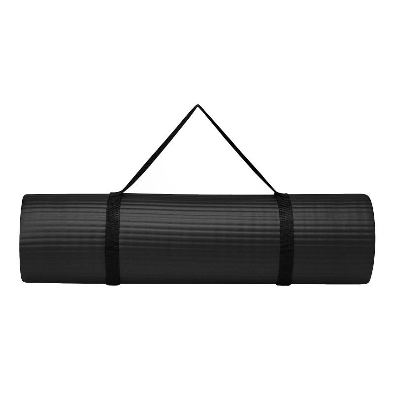 Mata fitness gaiam 10 mm z paskiem