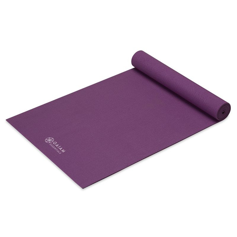 Mata do jogi gaiam essentials 6 mm z paskiem