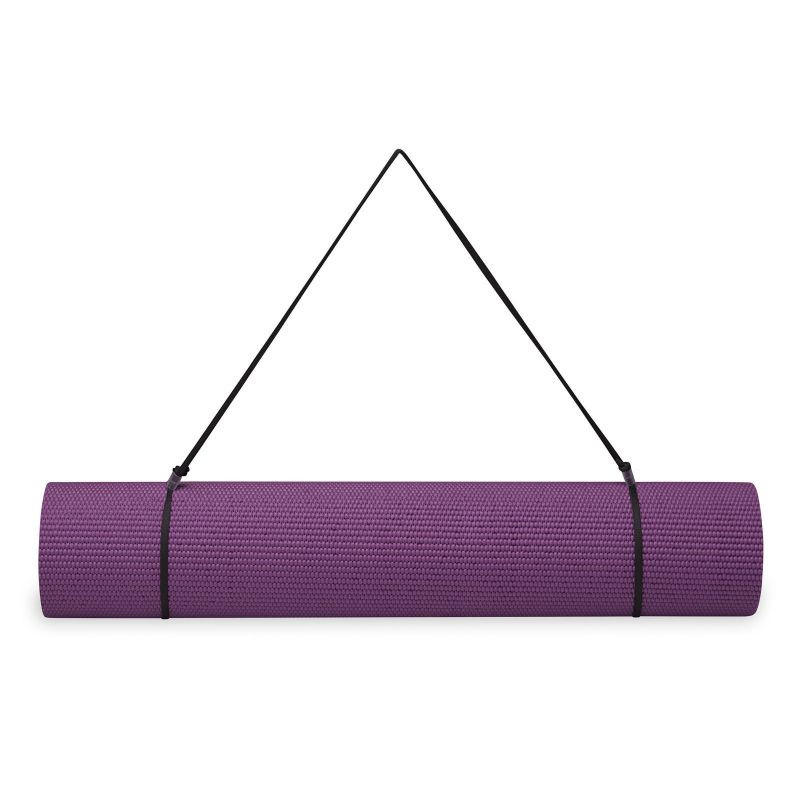 Mata do jogi gaiam essentials 6 mm z paskiem