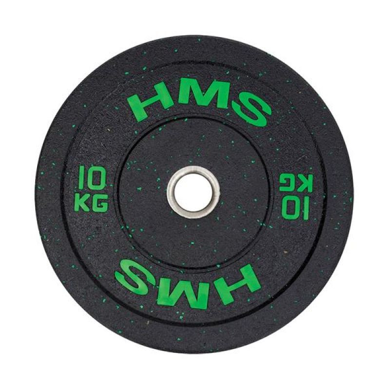 Talerz olimpijski hms bumper green 10 kg htbr10