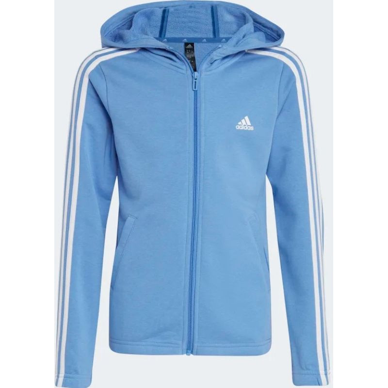 Bluza adidas 3 stripes full-zip hoodie jr